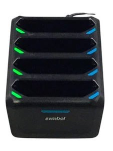 Symbol 4 Slot Battery Charger for TC70 TC75 TC72- SAC-TC7X-4BTYC1, w/o Adapter - Picture 1 of 11