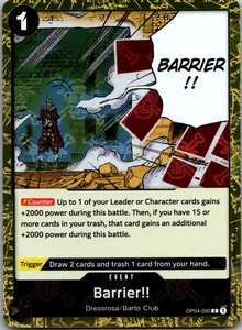 One Piece Absperrung!! (Jolly Roger Foil) Playset 4x C PRB-01 OP04-095 NM - Bild 1 von 1