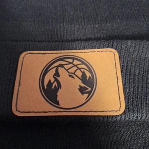 Minnesota Timberwolves toppa in pelle ferro da stiro per cappelli e vestiti 3x2 - Foto 1 di 1