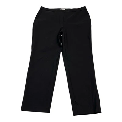 Rachel Zoe Pants Womens 16 Black Hi Rise Slim Leg Jersey Knit Office Capsule - Image 1 of 4