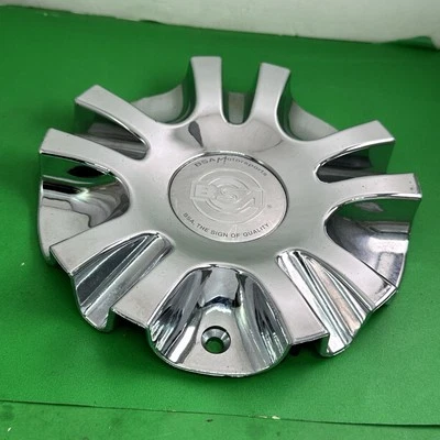 (1) Tapa central rueda BSA CROMO/NEGRO PERSONALIZADO #302 Foto 1 de 4