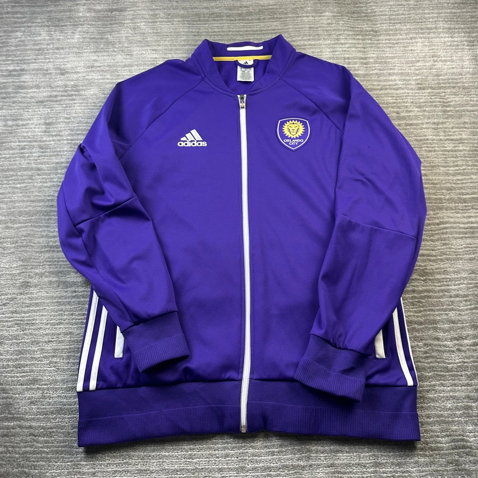 Orlando City SC Adidas Jacket Mens Extra Large MLS Soccer Football Track - Image 1 of 4