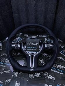 BMW F Series M Sport Steering Wheel | Flat Bottom Perforated Leather | Custom - Picture 1 of 8