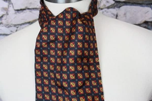 SIR WEMBLEY Hombre Ascot Todo Seda Negro Paisley Ropa con Negro, Azul o Gris - Imagen 1 de 6