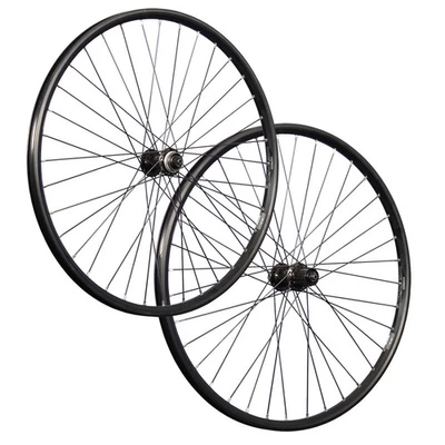 Laufrad 26 Zoll Satz Set Felge geöst DT Swiss Shimano Deore Disc CL M615 schwarz - Bild 1 von 4