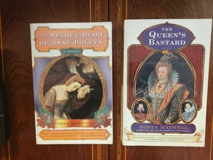ROBIN MAXWELL LOT OF 2 QUEEN'S BASTARD & SECRET DIARY OF ANNE BOLEYN TRADE PB - Picture 1 of 3
