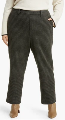 Pantalones cortos a cuadros de mezcla de cachemir de lana Vince para mujer talla: 2X nuevos con etiquetas Foto 1 de 4