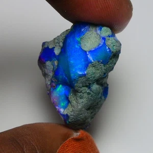 Very Rare Bi-Color Opal Rough 37 Cts Natural Ethiopian Opal Raw Jewelry Grade - Picture 1 of 17