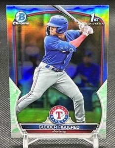 2023 Bowman - Chrome Prospects Gleider Figuereo #BCP-59 Lunar Glow Refractor - Picture 1 of 12
