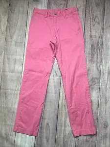 Pantalón rompedor Vineyard Vines para hombre talla 28/32 color salmón frente plano - Imagen 1 de 5