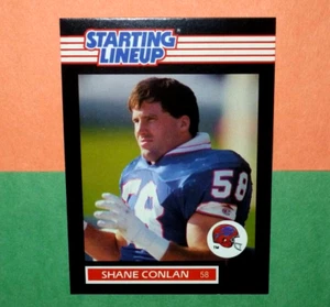 1989 SHANE CONLAN Buffalo Bills Rookie Kenner Starting Lineup card - Picture 1 of 2