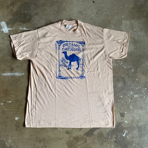 70s - 80s VINTAGE JOE CAMEL AND THE CAUCASIANS BAND T-SHIRT MEN SZ L - Picture 1 of 9