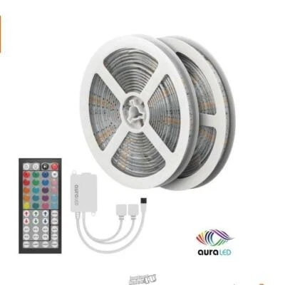 Aura LED Colorstrip 48 ft. LED Multi-Strip Light w/ Remote & A/C Power Adapter  - Image 1 of 2