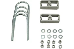 Belltech Lowering Block Kit 2.5"- 3" Wide Leaf Springs 2 Degree Taper 1" Rear D - Picture 1 of 3