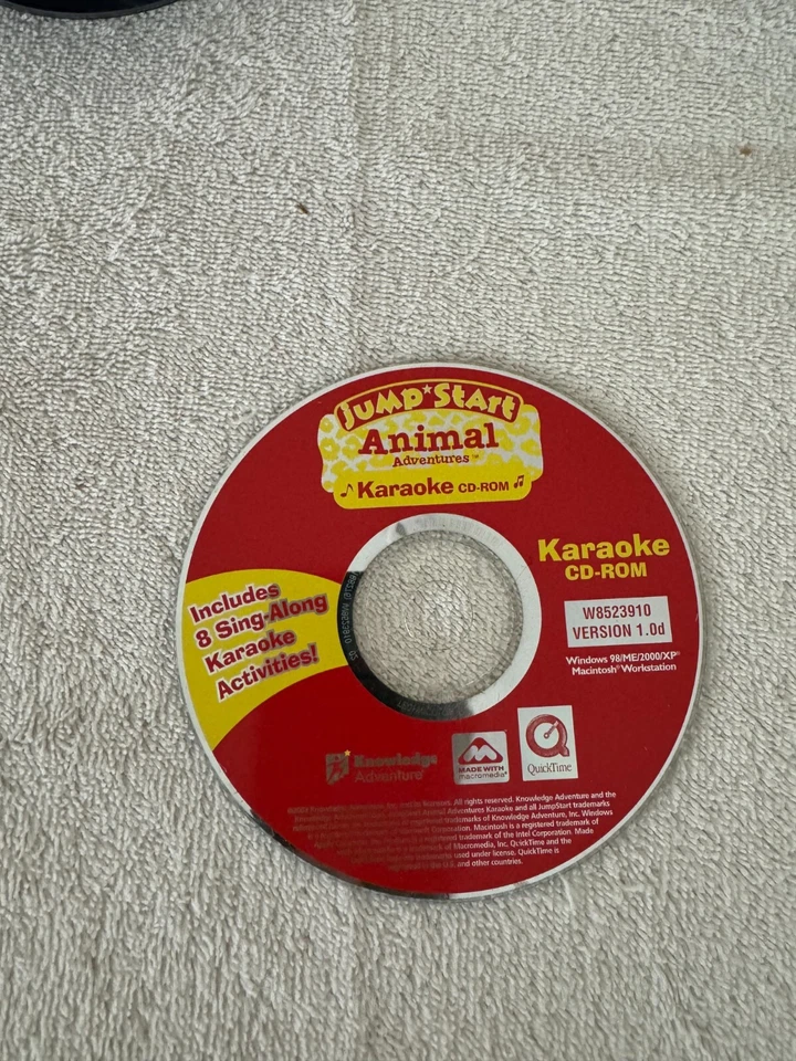 Jump Start Animal Adventures Karaoke (Windows PC CD-ROM 2002) - Sing Along Songs - Image 1 of 1