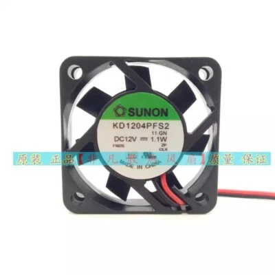 SUNON KD1204PFS2 11.GN DC12V 1.1W 4CM 4010 2pin Cooling Fan - Image 1 of 4