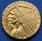 * Nice Looking 1914 $2.50 Gold Quarter Eagle Indian Head - Estate Fresh*