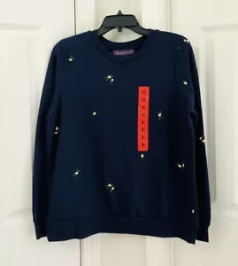 Camicia girocollo ricamata Gloria Vanderbilt, colore navy, taglia M - Foto 1 di 3