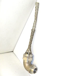 NEW 1-1/4" WOODHEAD MOLEX 36364 LIQUID-TIGHT 90-DEGREE CORD GRIP 1.250-1.375" - Picture 1 of 11