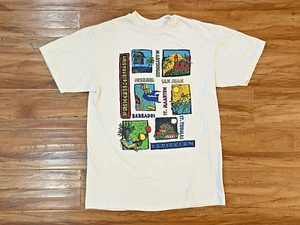 Vintage Princess Cruises Caribbean Tee Shirt White Single Stitch Size Medium - Picture 1 of 7