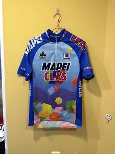 Maglia Briko Vintage Vetro Vetro Squadra Ciclistica Anni '90 SPORTIVA taglia M - Foto 1 di 8