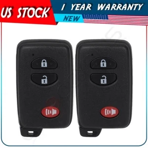 2 Remote Car Key Fob for Toyota 4-Runner 2010 2011-2013 2014 2015-2019 Buttons - Picture 1 of 9