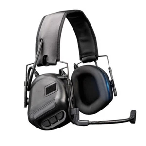 Tactical Headset Military Noise Reduction walkie-talkie Ear Muffs Headphones - Picture 1 of 18