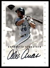 1996 Leaf Auto Alex Arias Florida Marlins Autograph Baseball Card
