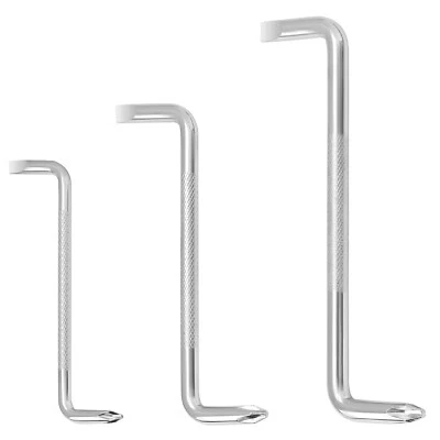 3 Pcs Offset Screwdriver Set Right Angle Phillips Screw Driver, Flat Head - Image 1 of 4