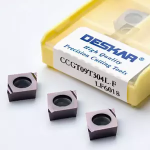 10pcs CCGT09T304L-F carbide inserts CCGT09 Small boring inserts stainless steel - Picture 1 of 5