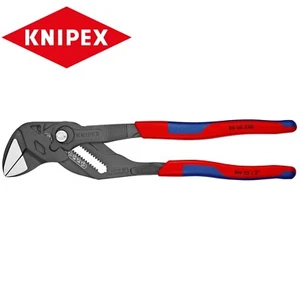 Knipex 86 02 250 Zangenschlüssel 250 mm 10 Zoll Druckknopf verstellbarer Schlüsselgriff - Bild 1 von 6