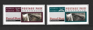 AUSTRALIA 1991 SET OF 2 PARCEL POST LABELS MNH - Picture 1 of 1