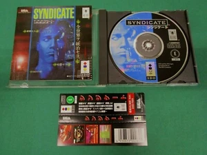 3DO Real -- Syndicate -- included spine card. JAPAN GAME. Panasonic. 3DO. 39495 - Picture 1 of 12