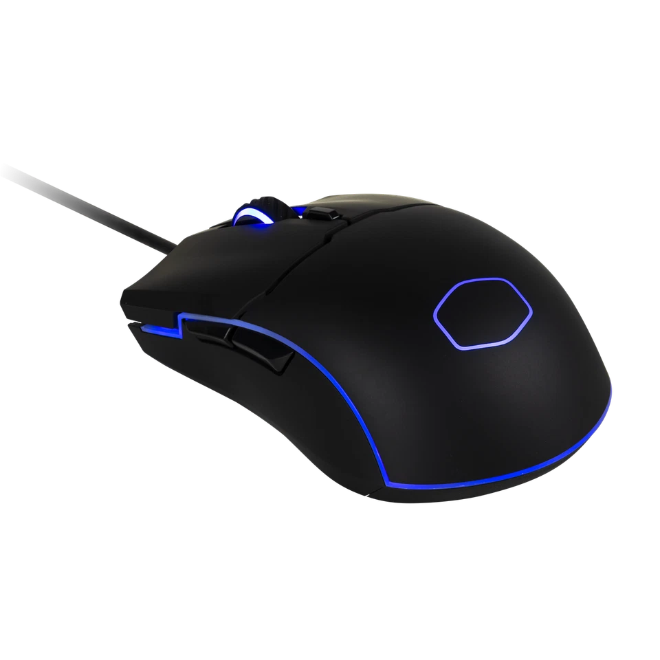 Cooler Master CM110 Black GAMING Mouse 6000DPI OPTICAL 3-zone RGB LED USB Wired - Image 1 of 4