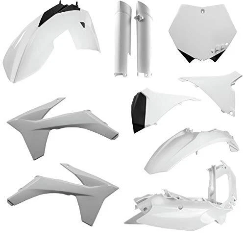 Acerbis Full Plastic Kit White - Fits: KTM 125 SX 2012 - Image 1 of 1