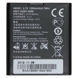 Batteria per Huawei SONIC U8650 ASCEND Y200 VISION U8850 Pila come HB5K1
