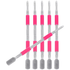 Gel empujador de limpieza de cutículas distintivo de uñas herramientas de manicura 6 piezas - Imagen 1 de 12