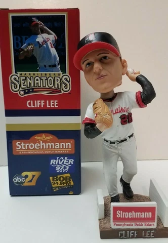 Harrisburg Senators CLIFF LEE BOBBLEHEAD Philadelphia Phillies MiLB SGA Cover