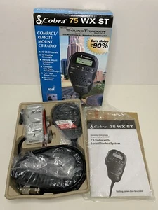 New in Box! Cobra 75 WX ST compact CB Radio with Soundtracker - Zdjęcie 1 z 4