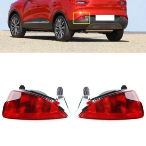 Pair Rear Bumper Tail Brake Light Stop Warning Lamp For Renault Kadjar 2015-2018 - Picture 1 of 7