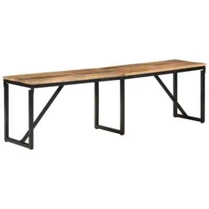 Industrial Rustic Wood Timber Bench Ottoman Stool Lounge End Seat Chair 160cm - Picture 1 of 12
