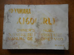 YAMAHA XJ600 (RL) 1984 MODEL GENUINE OWNERS MANUAL - Picture 1 of 10