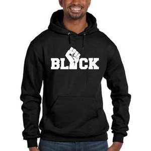 Black Power PUNCH HOODIE SWEATSHIRT Civil Rights Hoodie - Picture 1 of 20
