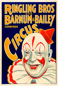 Ringling Brothers & Barnum & Bailey Circus IV A2 High Quality Canvas Print