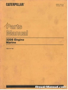 Used Caterpillar 3208 Engine Marine Parts Manual : SEBP1955-03 - Picture 1 of 1