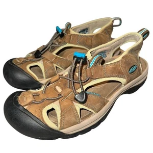 Sandalias de agua Keen Venice para mujer talla 8,5 Dark Earth Mar Caribe 1003993 - Imagen 1 de 9