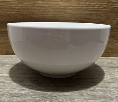 Pier 1 Luminous White Porcelain 9" Serving Bowl - Image 1 of 4