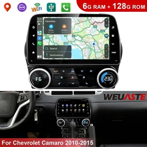 Android Car GPS Stereo Navigation Wifi 8'' 6+128G For Chevrolet Camaro 2010-2015 - Picture 1 of 12