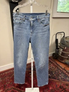 Gap Denim Blue Jean Women 30/10R 90s Straight High Rise - Picture 1 of 4