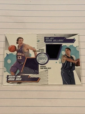 2005-06 Topps First Row -Ptp Dual Relics Steve Nash,Deron Williams #PTP-NW /140  - Image 1 of 2